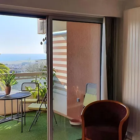 Casa-martine Vue Sur Et Parking Prive Apartmán Nice