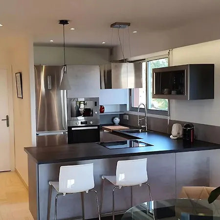 Casa-martine Vue Sur Et Parking Prive Apartmán Nice