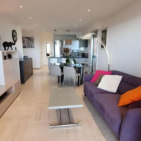 Casa-martine Vue Sur Et Parking Prive ניס